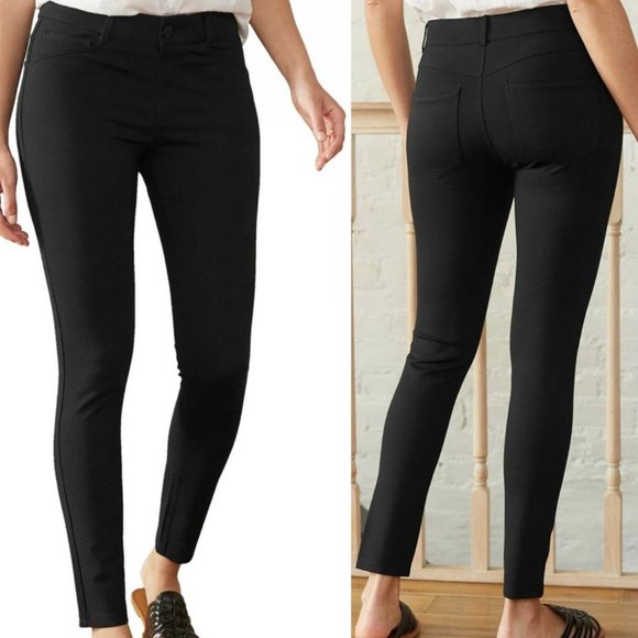 Knox Rose Ponte Slim Fit Stretchy Pants 